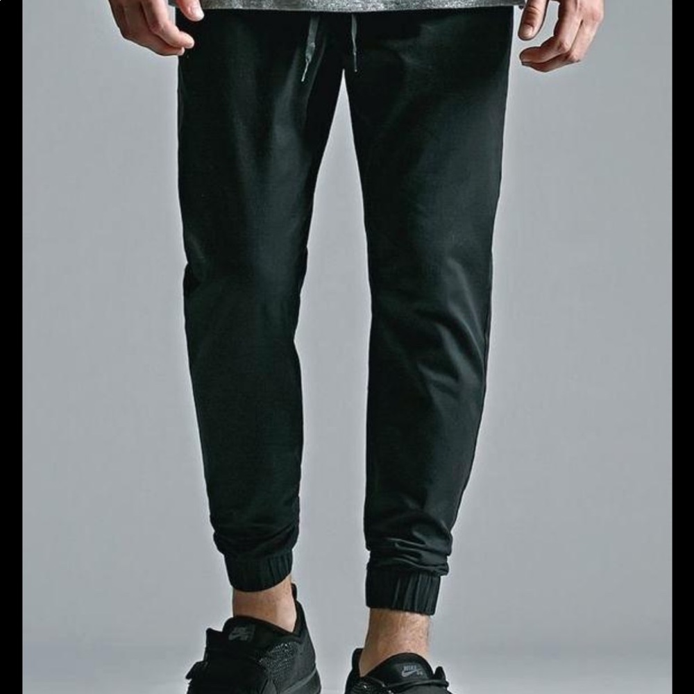 BULLHEAD - Olive green denim joggers - Size medium